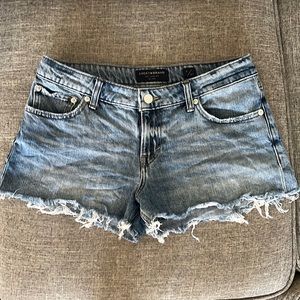 Lucky Brand cut off denim shorts